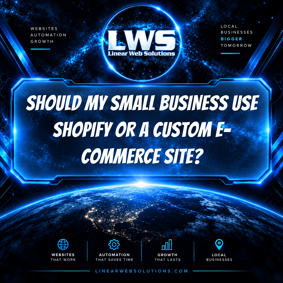 Should My Small Business Use Shopify or a Custom E-Commerce Site?